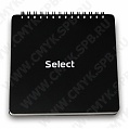 Блокнот с логотипом Select