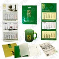 Комплексные заказы для страховой кампании «Авеста»: квартальные календари трио, пакеты ПВД, кружки, брошюры, самокопирующиеся бланки